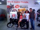2º Prêmio - Moto Honda CG - Ganhadora Marcia Eloiza Calovi Vanim - Loja Portofarma 1 - Vendedora Karen